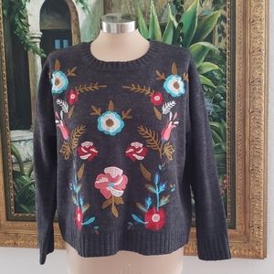 ULTRA FLIRT | Floral Sweater